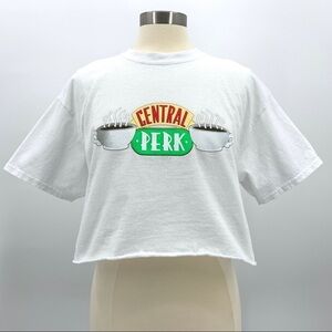 FRIENDS Central Perk Cropped 100% Cotton Tee Size Large
